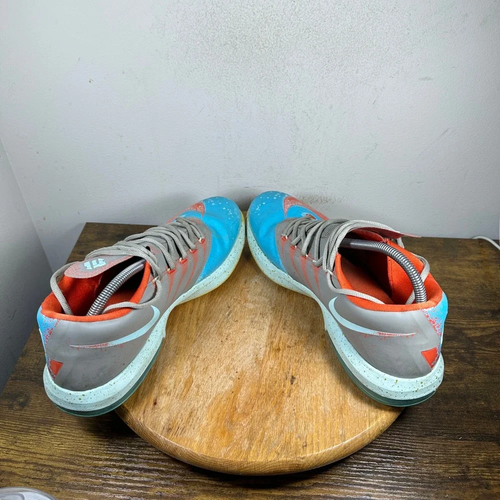 Nike KD VI 6 Meteorology Kevin Durant Basketball Shoes Orange 599424-400